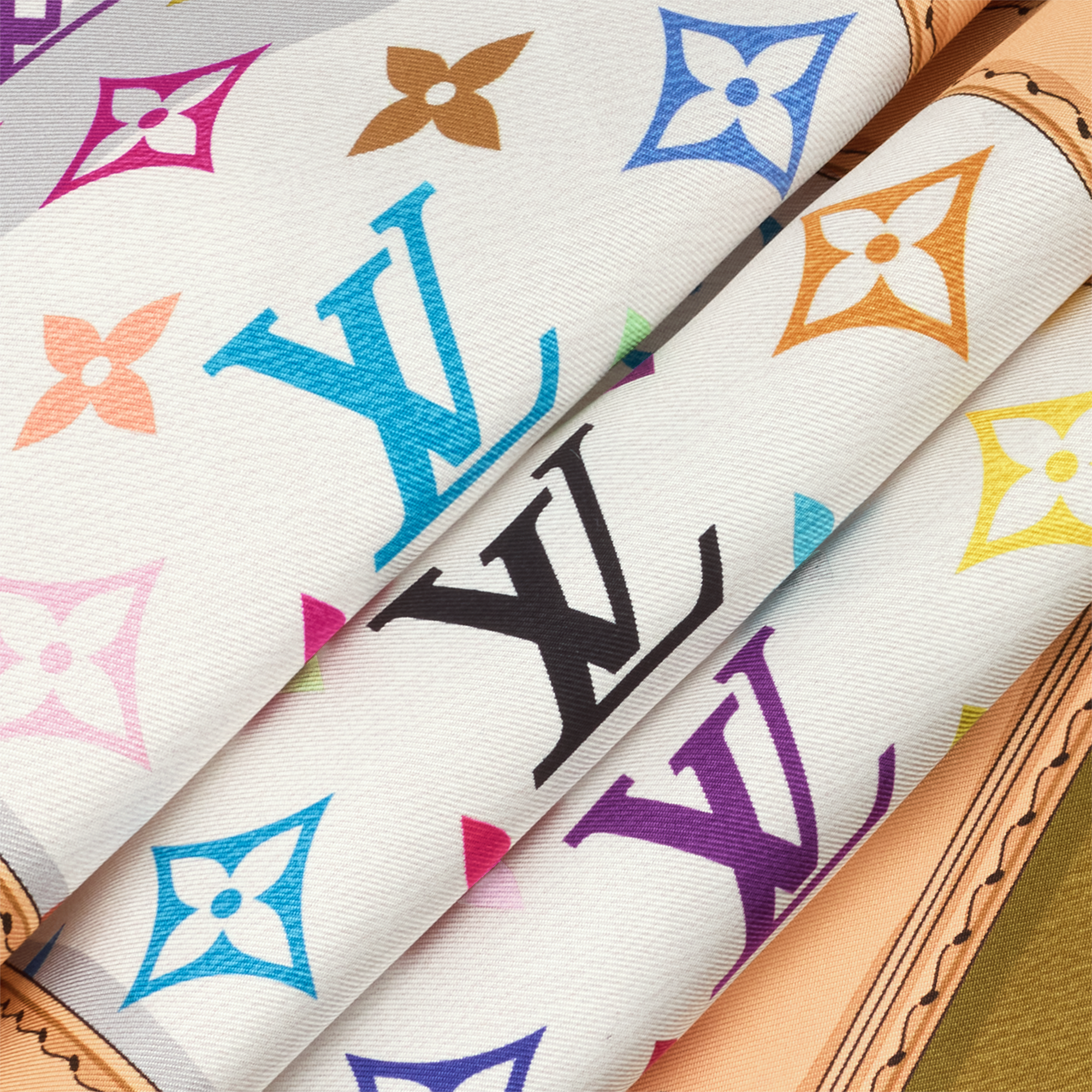 LV x TM Monogram Multicolor Collector Square 90 . - Accessories
